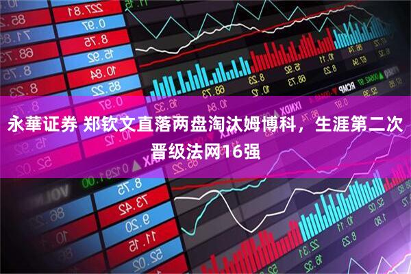 永華证券 郑钦文直落两盘淘汰姆博科，生涯第二次晋级法网16强