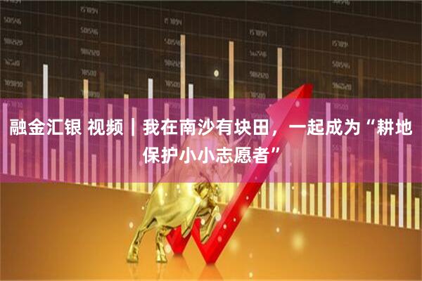 融金汇银 视频｜我在南沙有块田，一起成为“耕地保护小小志愿者”