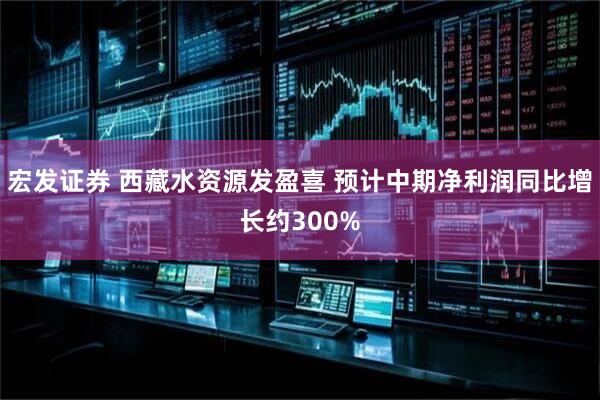 宏发证券 西藏水资源发盈喜 预计中期净利润同比增长约300%