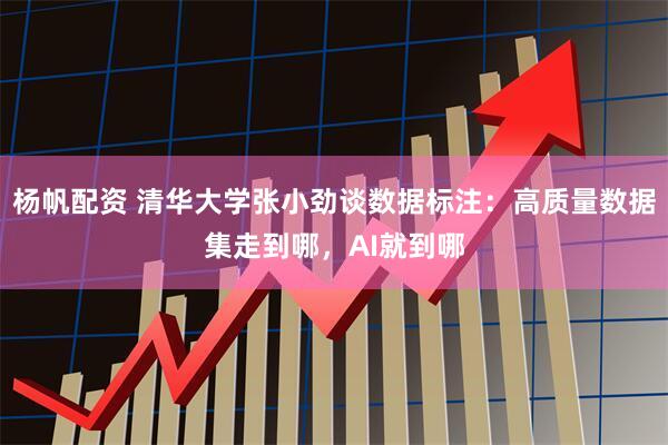 杨帆配资 清华大学张小劲谈数据标注：高质量数据集走到哪，AI就到哪
